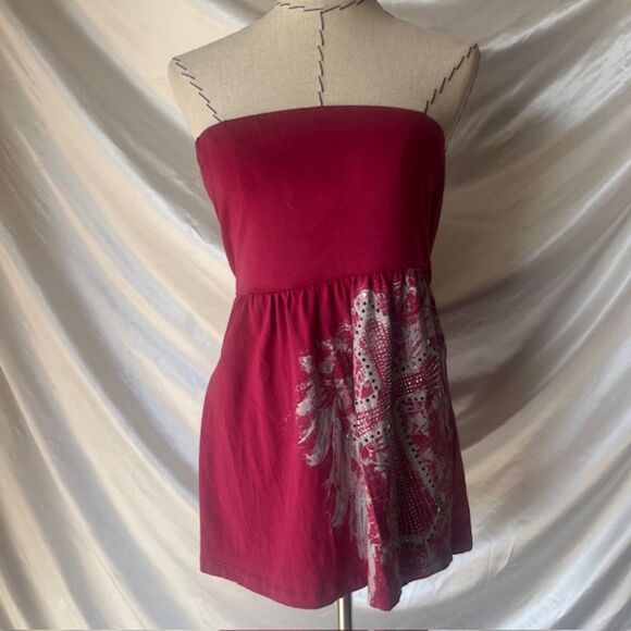 Torrid Vintage Grunge Bedazzled Cross top - Picture 1 of 8